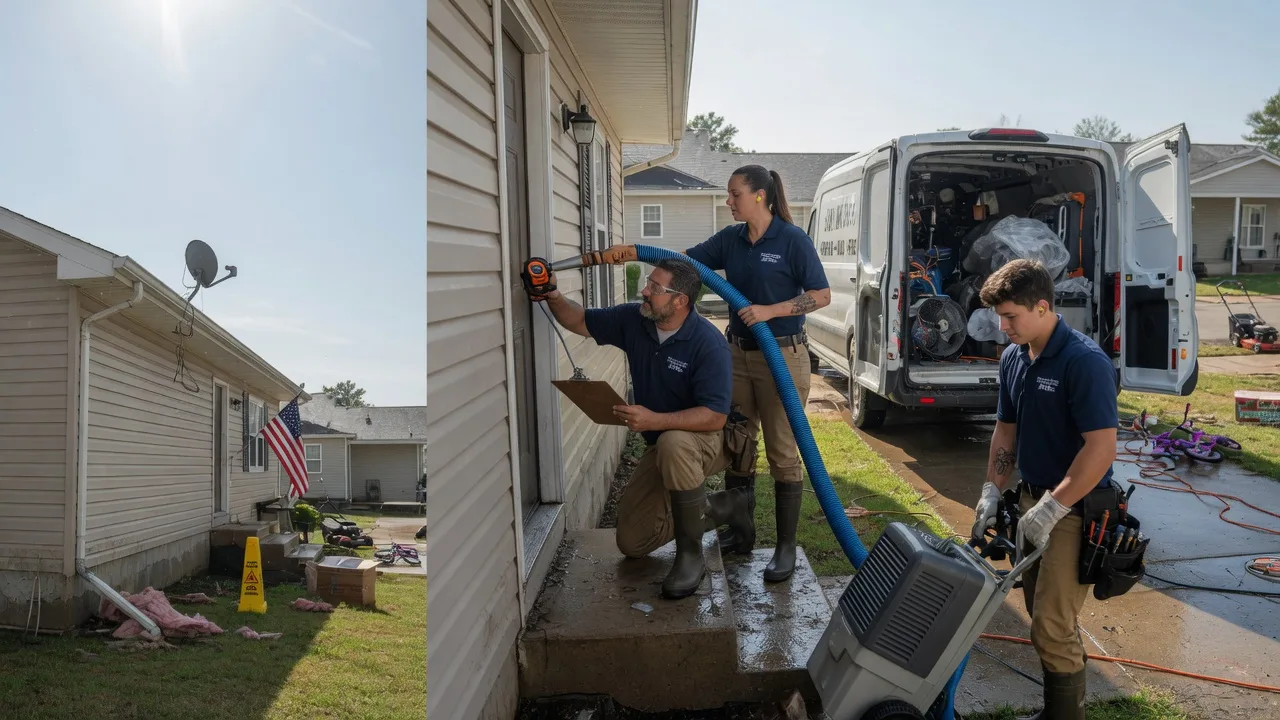Ceiling Water Damage Restoration in Brownsville, IN near me